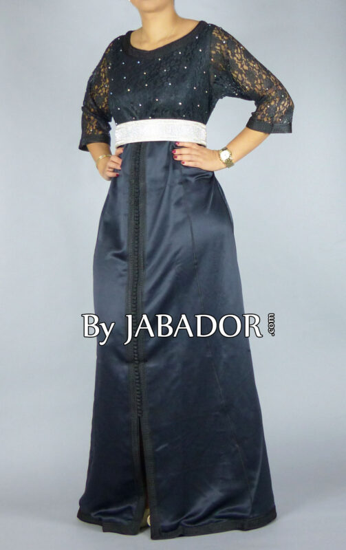 caftan-black lace