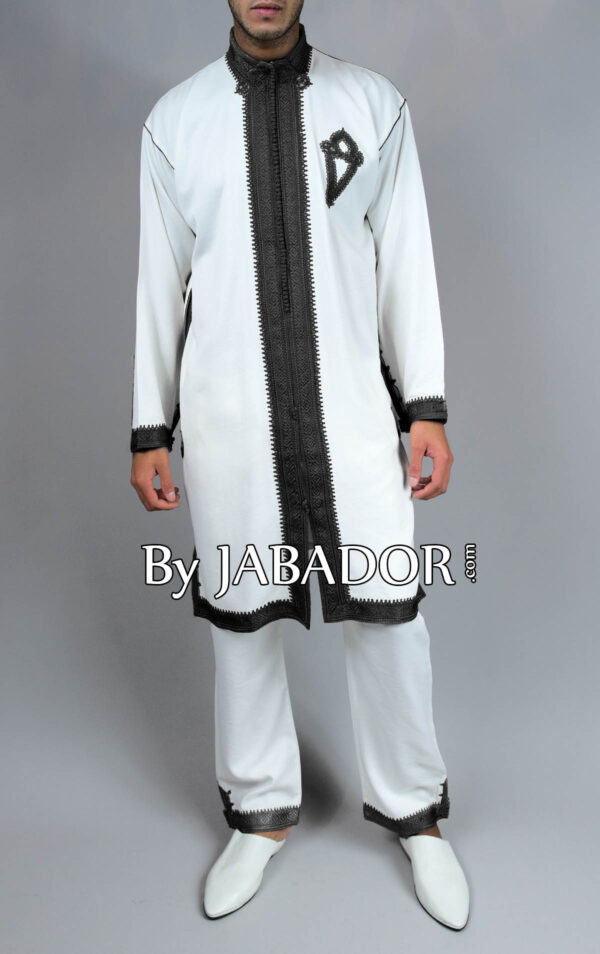 black and white Moroccan jabador