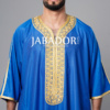 gandoura bleu dorée