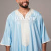 gandoura bleu azur