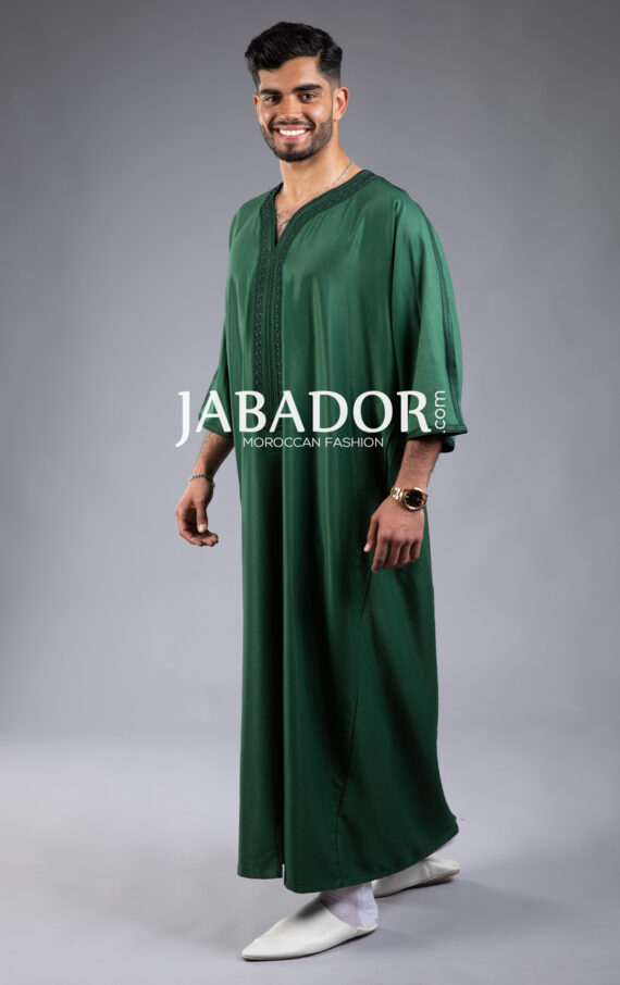 abaya-homme-verte
