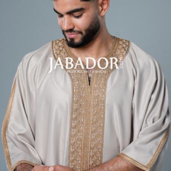 gandoura taupe / marron