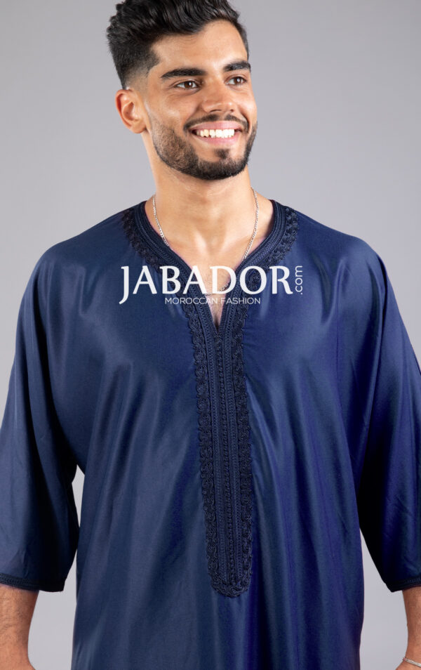 abaya-homme-bleu