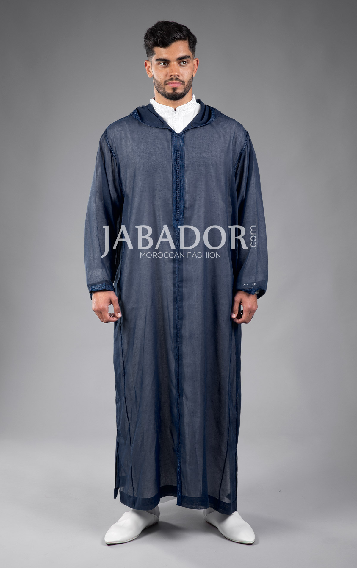 Chilabas para hombre: Chilaba djellaba marroquí algodón para hombre