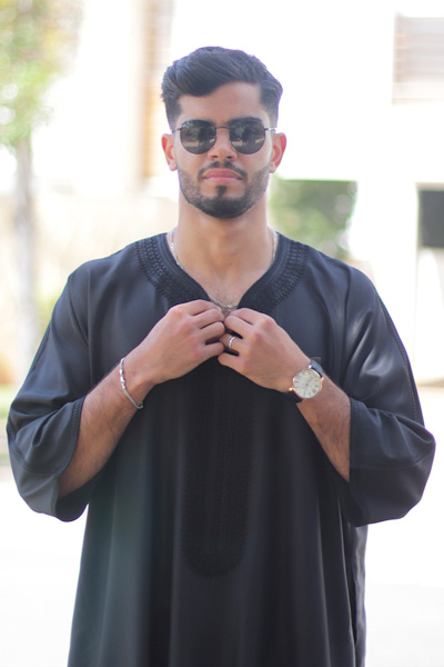 gandoura homme marocaine