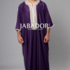 gandoura violet beige