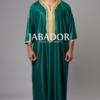 gandoura verde y oro