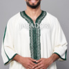 gandoura blanche et verte